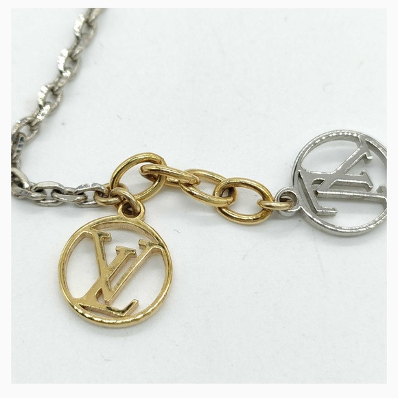 Louis Vuitton Logomania Gold and Silver Bracelet - Picture 2 of 6